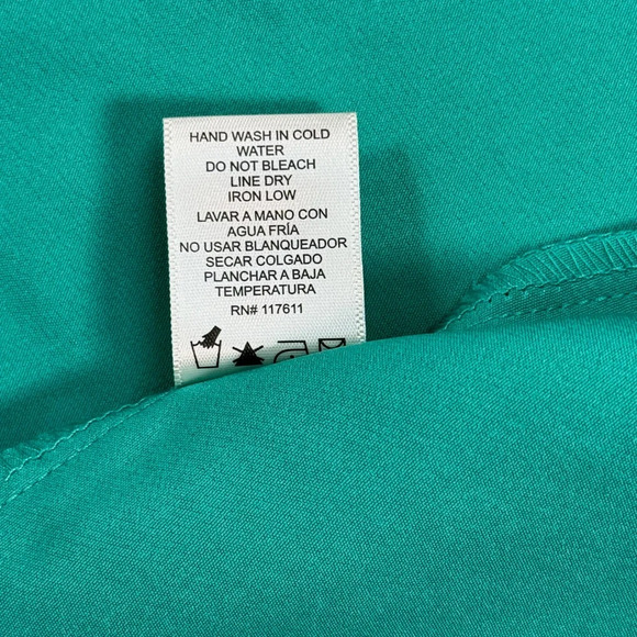 Have Oversized Blazer Open Front Dress Jacket Womens Size Large Teal Pockets - Picture 5 of 11